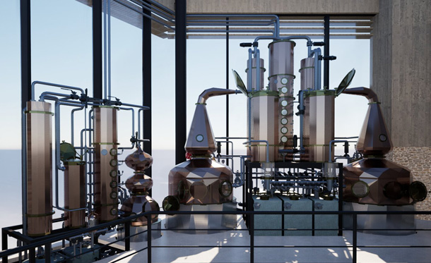 Edinburgh Gin distillery